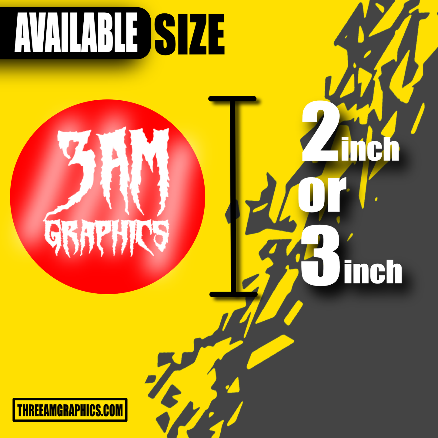 Visual representation of different sizes of custom circle labels, demonstrating their versatility for labeling